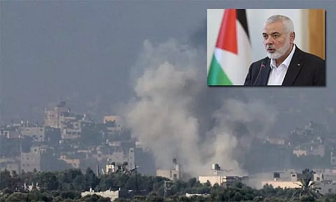 இஸ்ரேல் நடத்திய வான்தாக்குதல்: மகன்கள், பேரன்களை பறிகொடுத்த ஹமாஸ் தலைவர்