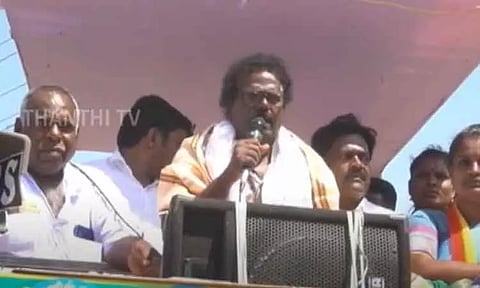 'வாக்கு பொறுக்கிகள்' கதையைக் கூறி வாக்கு சேகரித்த தங்கர்பச்சான்