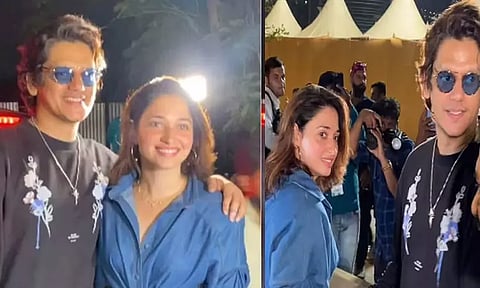 காதலர் விஜய் வர்மாவை செல்லமாக 'பேபி' என அழைத்த தமன்னா