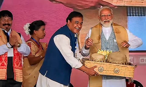 கடவுள் ராமருக்கு சொந்த ஊரில் 500 ஆண்டுகளுக்கு பின் பிறந்த நாள் கொண்டாட்டம்: அசாமில் பிரதமர் மோடி பேச்சு