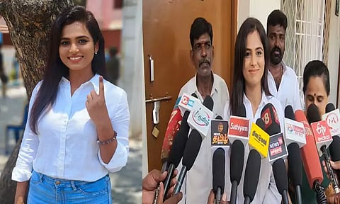 நாட்டினை விமர்சனம் செய்யும் நாம் வாக்களிக்க வருவதில்லை - நடிகை ரம்யா பாண்டியன்