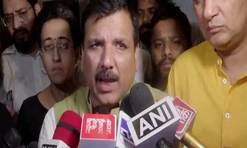 கெஜ்ரிவாலுக்கு சிறையில் எதுவும் நடக்கலாம்... பின்னணியில் கடுமையான சதி உள்ளது - ஆம் ஆத்மி எம்.பி. எச்சரிக்கை