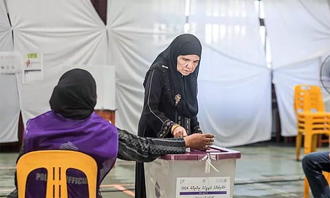 மாலத்தீவில் நாடாளுமன்ற தேர்தல் வாக்குப்பதிவு தொடங்கியது.. புதிய அதிபருக்கான சோதனை