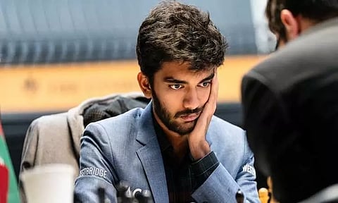 டி குகேஷ் (image courtesy: International Chess Federation twitter via ANI)