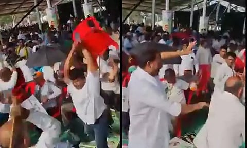 காங்கிரஸ் - ராஷ்ட்ரீய ஜனதா தளம் தொண்டர்கள் இடையே மோதல்