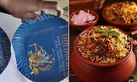 டெல்லி: பிரியாணி தட்டில் ராமர் படம் - ஓட்டல் உரிமையாளர் கைது