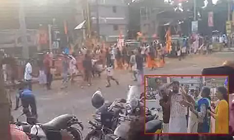 கேரளா: தேர்தல் பிரசாரத்தில் கட்சி தொண்டர்கள் கடும் மோதல்; எம்.எல்.ஏ. உள்பட 4 பேர் காயம்