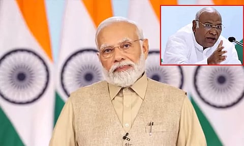 காங்கிரஸ் தேர்தல் அறிக்கை: நேரில் சந்தித்து விளக்க அனுமதி கேட்டு பிரதமருக்கு கார்கே கடிதம்