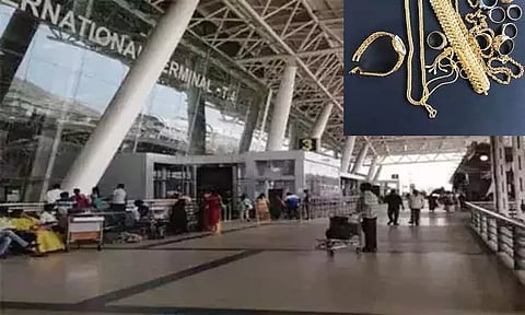 சென்னை விமான நிலைய குப்பை தொட்டியில் ரூ.75 லட்சம் தங்கம் கண்டெடுப்பு