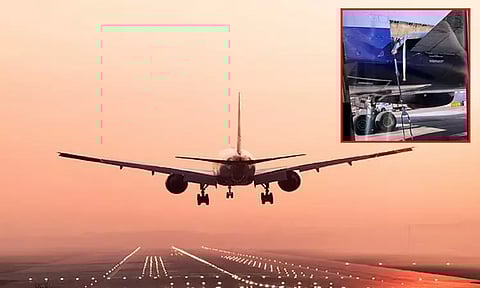 நடுவானில் விமானத்தில் இருந்து கீழே விழுந்த அவசரகால கதவு; பயணிகள் அதிர்ச்சி, அலறல்