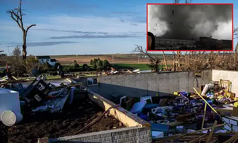 சீனாவில் சூறாவளி புயல் தாக்குதல்: 5 பேர் பலி; 33 பேர் காயம்