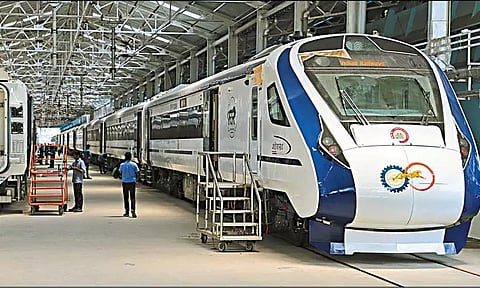 மின்சார ரெயில்களுக்கு பதிலாக வந்தே மெட்ரோ ரெயில் சேவை : ஜூலை மாதம் சோதனை ஓட்டம்