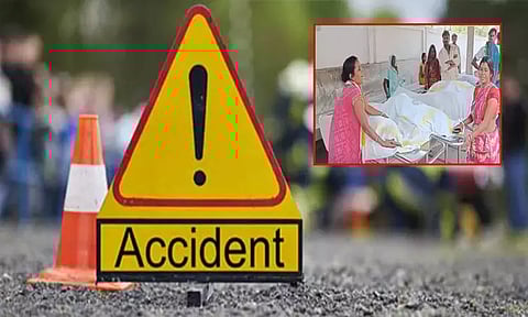 பீகார்: திருமண விருந்தில் பங்கேற்று விட்டு காரில் திரும்பியபோது விபத்து; 6 பேர் பலி