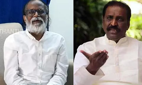 வைரமுத்துவை எச்சரித்த கங்கை அமரன் - வீடியோ வைரல்