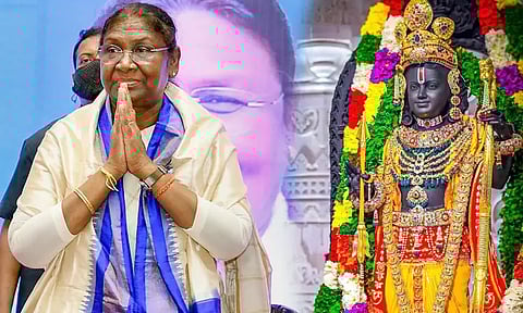 அயோத்தி ராமர் கோவிலில் ஜனாதிபதி திரவுபதி முர்மு நாளை சாமி தரிசனம்