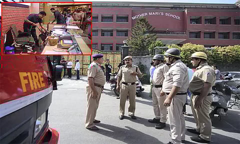 டெல்லியில் 3 பள்ளிகளுக்கு வெடிகுண்டு மிரட்டல்