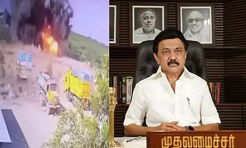 விருதுநகர் வெடிவிபத்தில் உயிரிழந்தவர்களின் குடும்பத்தினருக்கு முதல்-அமைச்சர் மு.க.ஸ்டாலின் இரங்கல்