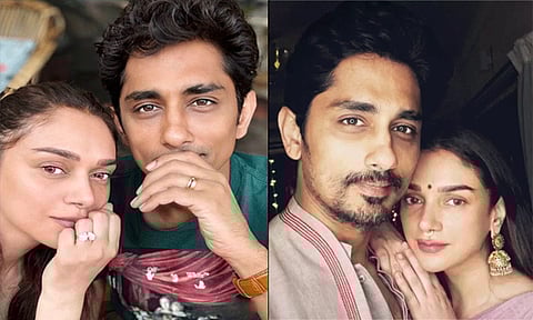 400 ஆண்டுகள் பழமையான குலதெய்வ கோவிலில் நடைபெற்ற சித்தார்த்-அதிதி நிச்சயதார்த்தம்