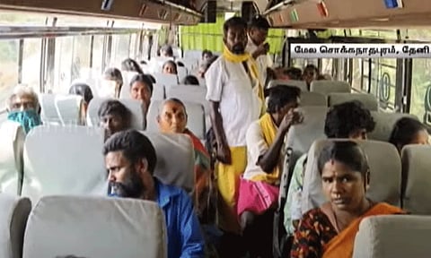 தேனி: மே தினத்தை முன்னிட்டு தூய்மை பணியாளர்களை சுற்றுலா அனுப்பிய பேரூராட்சி நிர்வாகம்