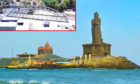 விவேகானந்தர் மண்டபம்-திருவள்ளுவர் சிலை இடையே விரைவில் கண்ணாடி கூண்டு பாலம்