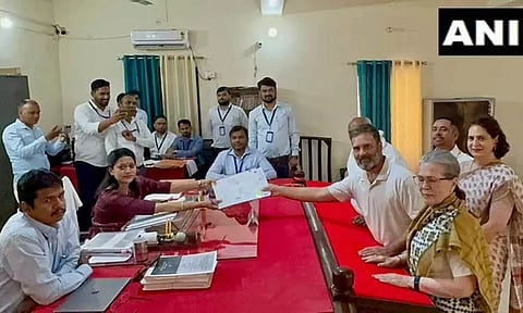 ரேபரேலி தொகுதியில் ராகுல் காந்தி வேட்புமனு தாக்கல்