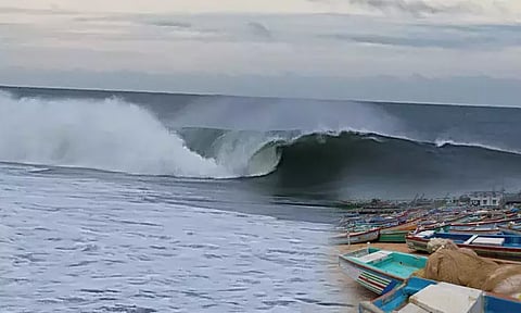 சூறைக்காற்று.. மீனவர்கள் கடலுக்கு செல்ல தடை