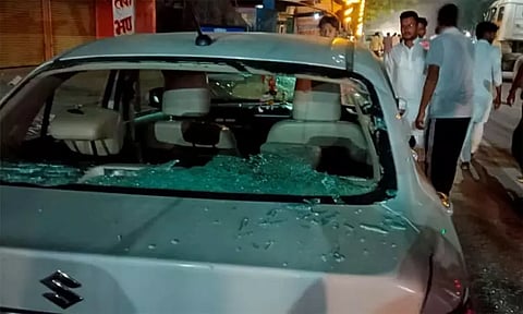 அமேதியில் காங்கிரஸ் அலுவலகம் மீது மர்ம நபர்கள் தாக்குதல்