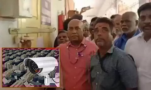 விழுப்புரம் ஸ்ட்ராங் ரூமில் மீண்டும் சிசிடிவி பழுது