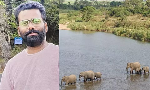 காட்டு யானை தாக்கி கேமராமேன் பலி