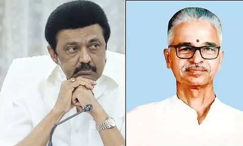 தமிழகத்தின் முதல் பா.ஜனதா எம்.எல்.ஏ. வேலாயுதன் மறைவு: முதல்-அமைச்சர் மு.க.ஸ்டாலின் இரங்கல்