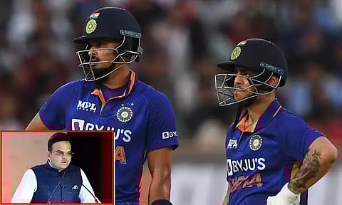 நான் இல்லை... ஸ்ரேயாஸ், இஷான் கிஷனை ஒப்பந்தத்தில் இருந்து நீக்கியது அவர்தான் - ஜெய் ஷா