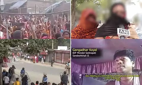 சந்தேஷ்காளி போராட்டம் தொடர்பாக திரிணாமுல் காங்கிரஸ் பகிர்ந்த வீடியோக்கள் பரபரப்பை ஏற்படுத்திய நிலையில், புதிய வீடியோ நேற்று இரவு முதல் பரவி வருகிறது.