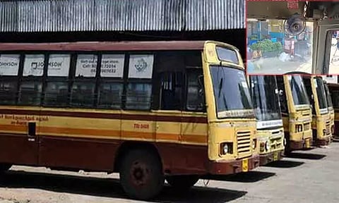 கொளுத்தும் வெயில்.. சென்னை பேருந்துகளில் ஓட்டுநர்களுக்கு மின்விசிறி