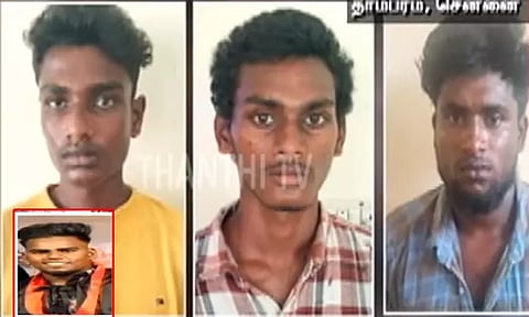 தாம்பரம் அருகே முன்விரோதம் காரணமாக இளைஞர் ஓட ஓட விரட்டி வெட்டிக் கொலை