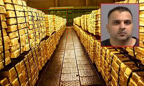 கனடா வரலாற்றில் முதன்முறையாக... பல கோடி மதிப்பிலான தங்க குவியல் கொள்ளை; இந்திய வம்சாவளி நபர் கைது