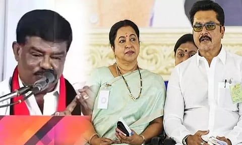 சிவாஜி கிருஷ்ணமூர்த்தி மீது ராதிகா சரத்குமார் புகார்