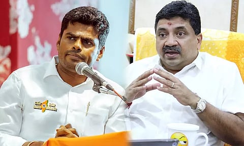 அமைச்சர் பழனிவேல் தியாகராஜன் - அண்ணாமலை இடையே சமூக வலைதளத்தில் மோதல் - அரசியல் களத்தில் பரபரப்பு