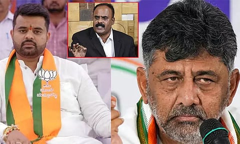 பிரஜ்வல் ரேவண்ணா விவகாரம்: டி.கே.சிவக்குமார் ரூ. 100 கோடி லஞ்சம் கொடுக்க முயன்றார் - பா.ஜ.க. தலைவர் குற்றச்சாட்டு