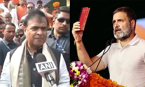 Rahul Gandhi Constitution book