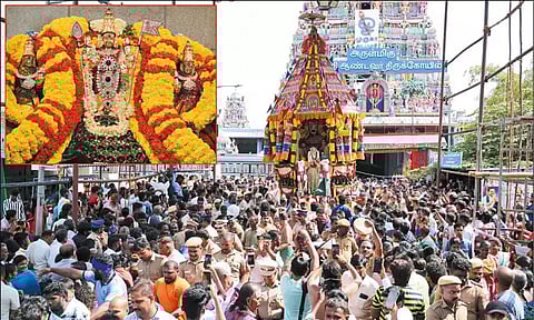 வைகாசி விசாக திருவிழா: வடபழனி முருகன் கோவிலில் தேரோட்டம்