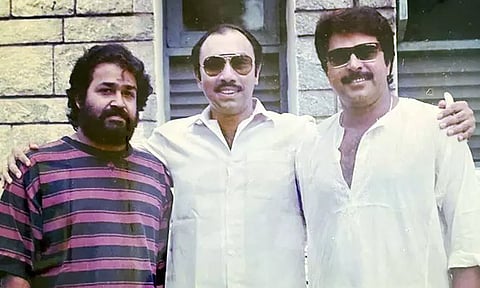 Sibi Sathyaraj shares rare photo of Mammootty, Mohanlal, and his father actor Sathyaraj after 'Turbo' release