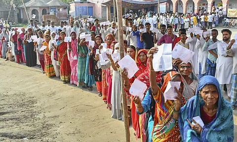 நாடாளுமன்ற 6-ம் கட்ட தேர்தல்: 61.2 சதவீத வாக்குப்பதிவு