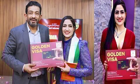 அபுதாபி அரசு சார்பில் பிரபல கவர்ச்சி நடிகைக்கு கோல்டன் விசா