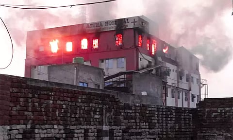 UP Hospital Fire Accident