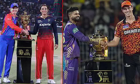 ஐ.பி.எல். - டபிள்யூ.பி.எல்.: இறுதி போட்டியில் அதிசய ஒற்றுமைகள்...