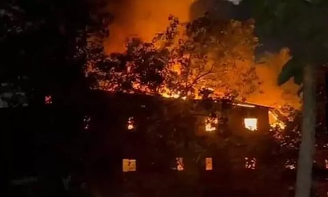 Fire Breaks Out In Dharavi