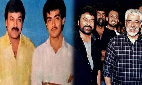 Chiranjeevi Gets A Sweet Surprise From Ajith Kumar On The Sets Of Vishwambhara: ‘A Beautiful Soul’