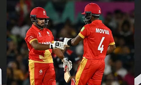 டி20 உலகக் கோப்பை: அமெரிக்காவுக்கு 195 ரன்களை இலக்காக நிர்ணயித்தது கனடா