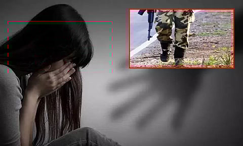 தேர்தல் பணிக்கு பின்... வீடு புகுந்து 2 சகோதரிகள் பாலியல் துன்புறுத்தல்; சி.ஆர்.பி.எப். வீரர் வெறிச்செயல்