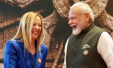 மோடிக்கு இத்தாலி பிரதமர் வாழ்த்து